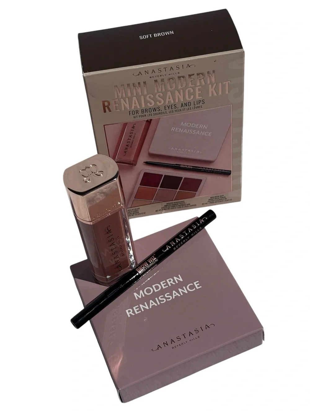 Anastasia Beverly Hills Mini Modern‎ Renaissance Kit in Soft Brown NIB